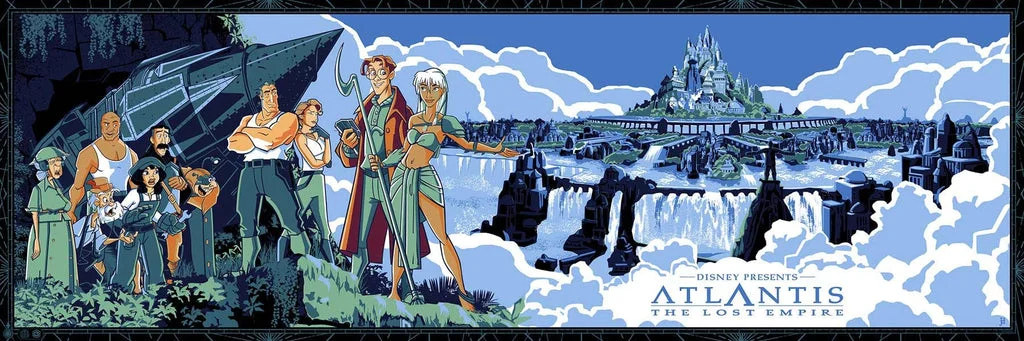 Mondo X Cyclops Print Works Print #34: Atlantis: The Lost Empire - Joe Dunn