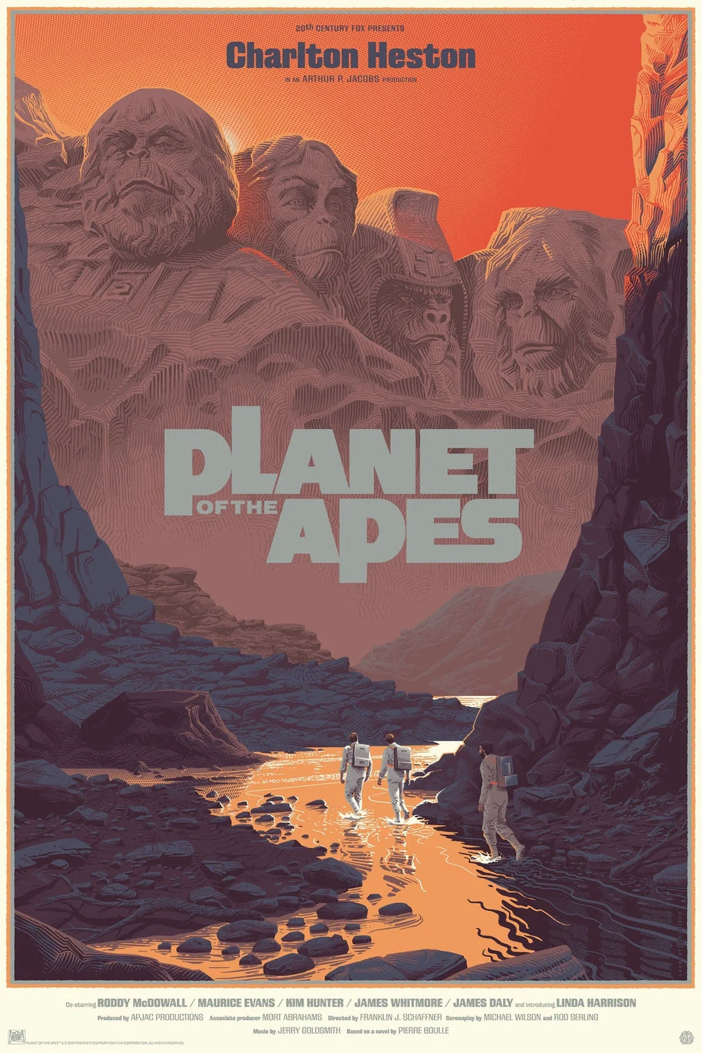 Planet of the Apes Poster - Laurent Durieux