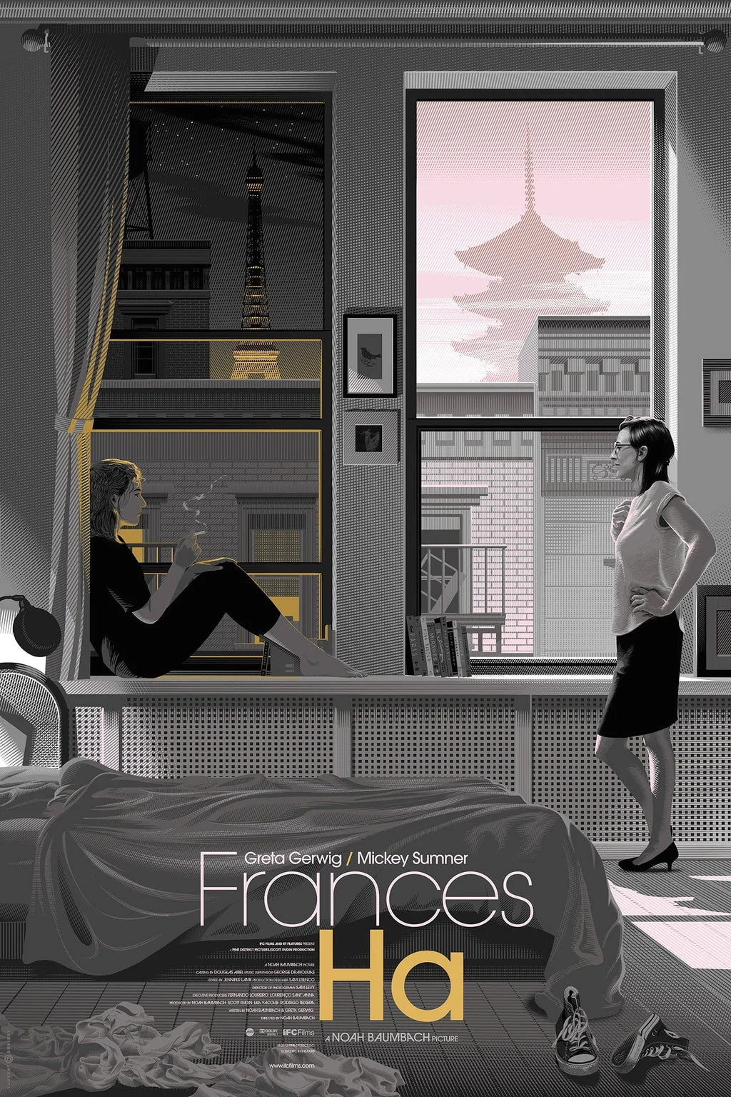 Frances Ha Poster - Laurent Durieux