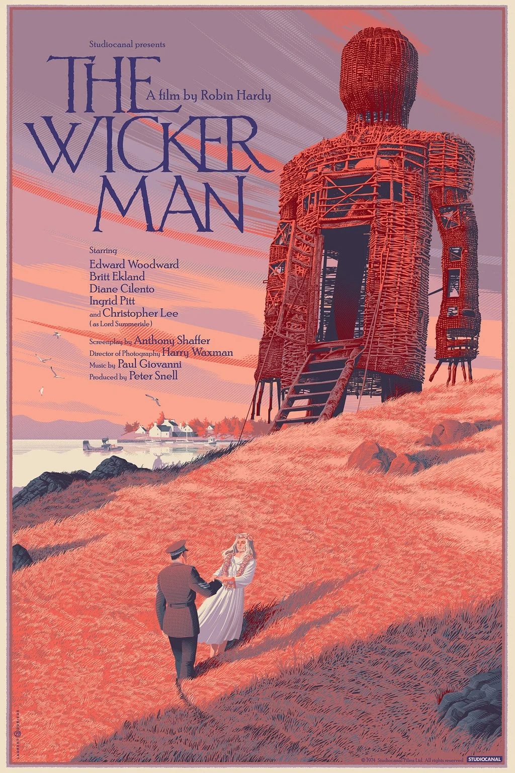 The Wicker Man Poster - Laurent Durieux
