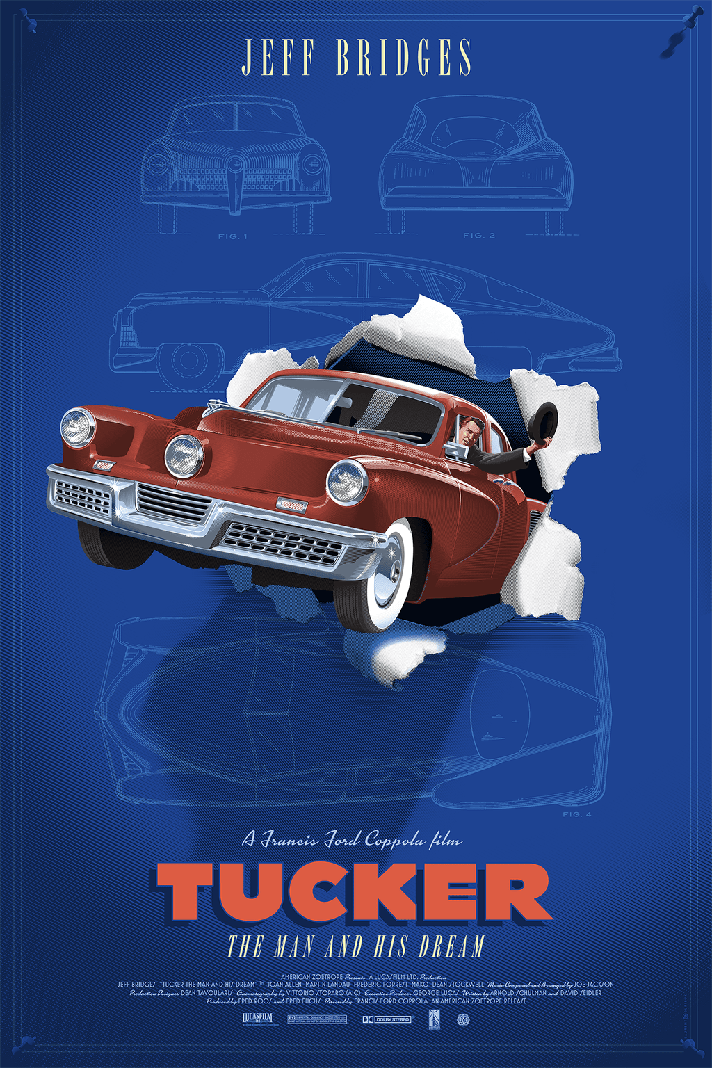 Tucker: The Man and His Dream Poster - Laurent Durieux