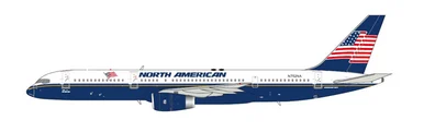 NORTH AMERICAN Boeing 757-200 Reg: N752NA with stand EAV-757-752 Scale 1:200