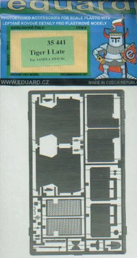 EDU35441 1:35 Eduard PE - Tiger I Late (TAM kit) #35441