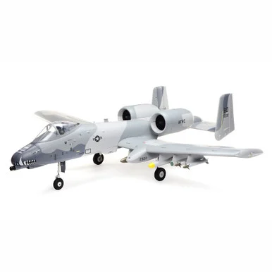 E-Flite EFL011500 A-10 Thunderbolt II Twin 64mm EDF BNF Basic Airplane with AS3X and SAFE Select