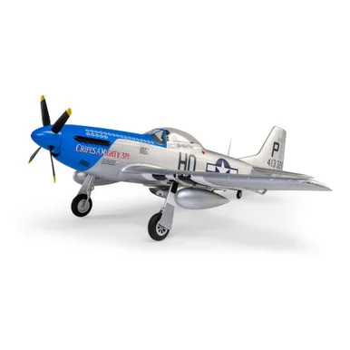E-Flite EFL089500 P-51D Mustang 1.2m BNF Basic Airplane with AS3X and SAFE Select