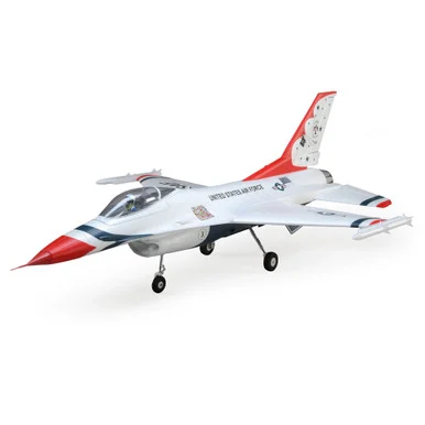 E-Flite EFL78500 F-16 Thunderbirds 70mm EDF Jet BNF Basic with AS3X and SAFE Select