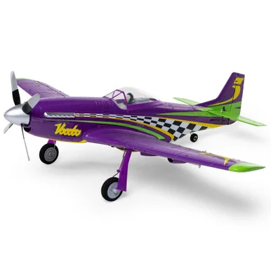 E-Flite EFLU4350 UMX P51 Voodoo BNF Basic Airplane with AS3X and SAFE Select