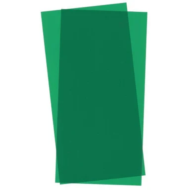Evergreen Scale Models 9903 Green Transparent Sheet 6 x 12 x .010 (2 Pieces)