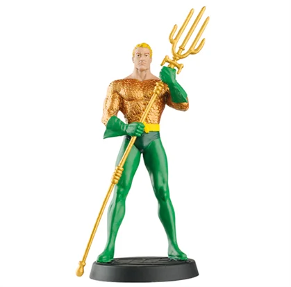 DC Superhero Collection Justice League Aquaman 1:21 Scale Model Figurine By Eaglemoss