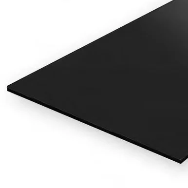 Evergreen Scale Models 9511 Black Opaque Sheet 6 x 12 x .010 (4 Pieces)