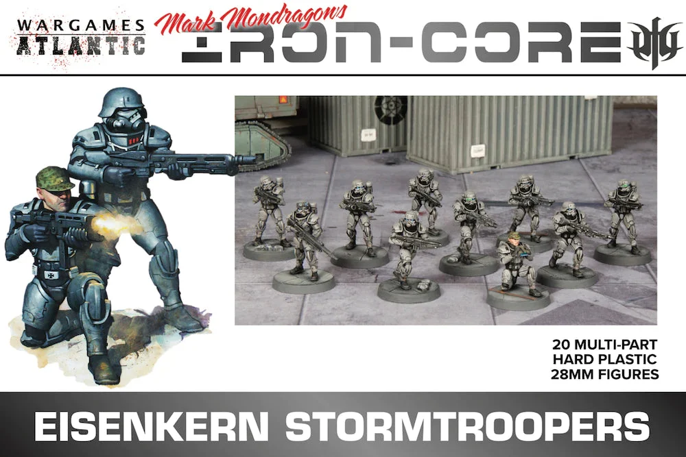 Eisenkern Stormtroopers, 28 mm Scale Model Plastic Figures - Wargames Atlantic