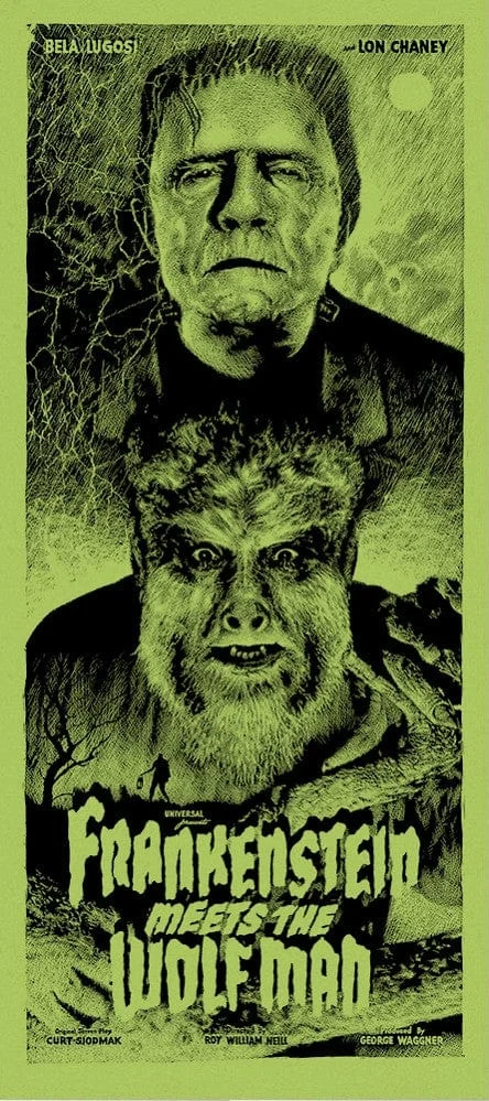 Frankenstein Meets the Wolf Man (Variant) - Elvisdead