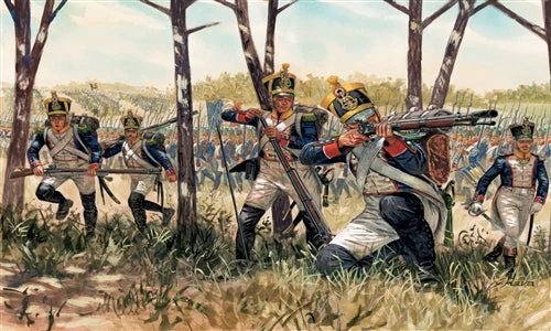 Napoleonic Wars French Infantry 1/72 Scale Plastic Figures - Italeri