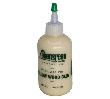 Evergreen 84 Premium Select Yellow Glue 4 Ounce Bottle - Evergreen Scale Models