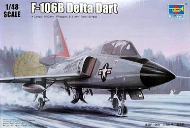 Trumpeter 02982 F-106B Delta Dart 1/48 Scale Plastic Model