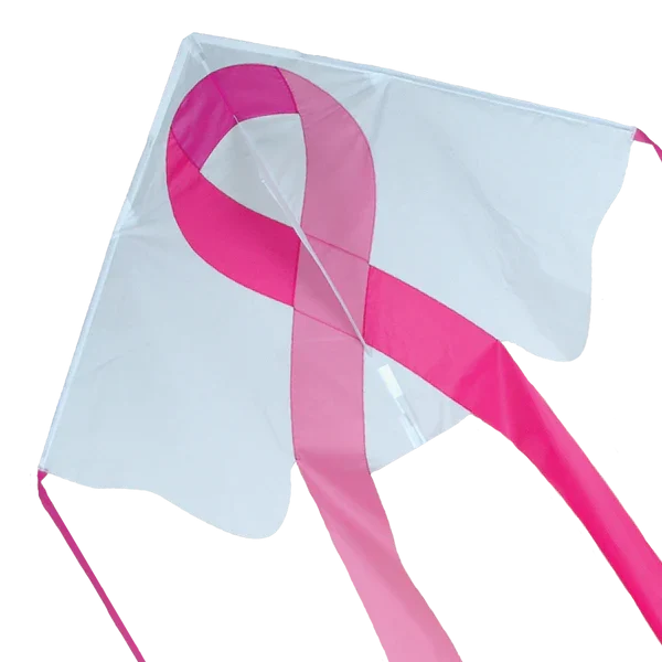 Large Easy Flyer Kite, Pink Ribbon - Premier Kites