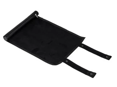 Foam Brain Games 1901 Black Roll Up Leatherette Dice Mat - FoamBrain