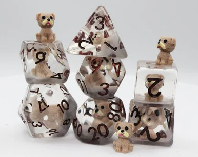 Foam Brain Games 2407 Hazel the Good Doggo RPG Dice Set - FoamBrain