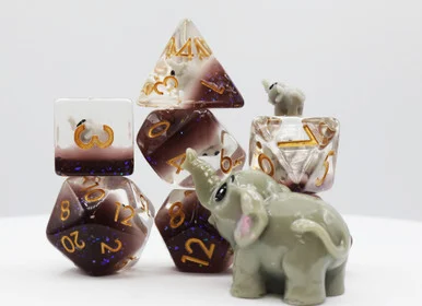 Foam Brain Games 2417 Elephant RPG Dice Set - FoamBrain