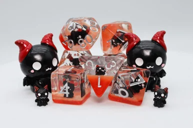 Foam Brain Games 2452 Baby Fiend RPG Dice - FoamBrain