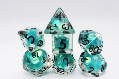 Foam Brain Games 2550 Siren Sparkle Dice Set - FoamBrain