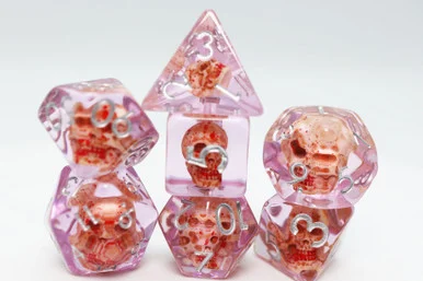 Foam Brain Games 2568 Bloody Skull Dice Set - FoamBrain