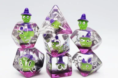 Foambrain Games 2569 Wacky Witches RPG Dice Set