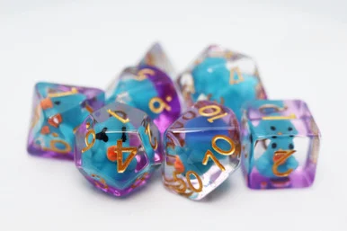 Foam Brain Games 2571 Duck on the Pond RPG Dice Set - FoamBrain