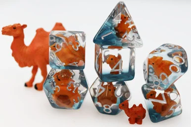 Foam Brain Games 2645 Caravan Camel RPG Dice Set - FoamBrain