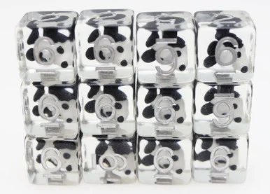 Foambrain Games 2665 12 piece D6s - Dice Boat Willie Mickey