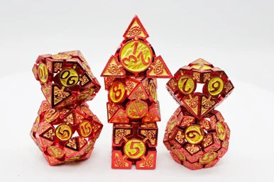 Foam Brain Games 4361 Oculus: Wide Awake - Metal RPG Dice Set