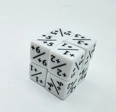Foambrain Games 5154 +1/+1 White Counters for Magic - Set of 8