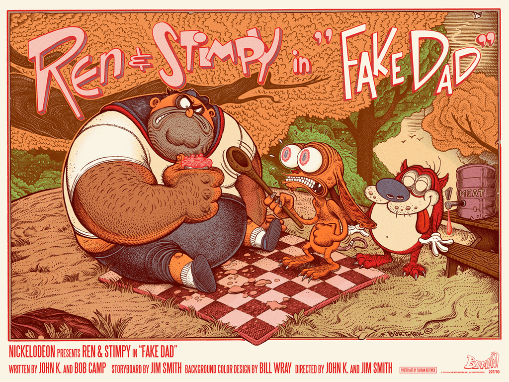 Ren & Stimpy in "Fake Dad" - Florian Bertmer