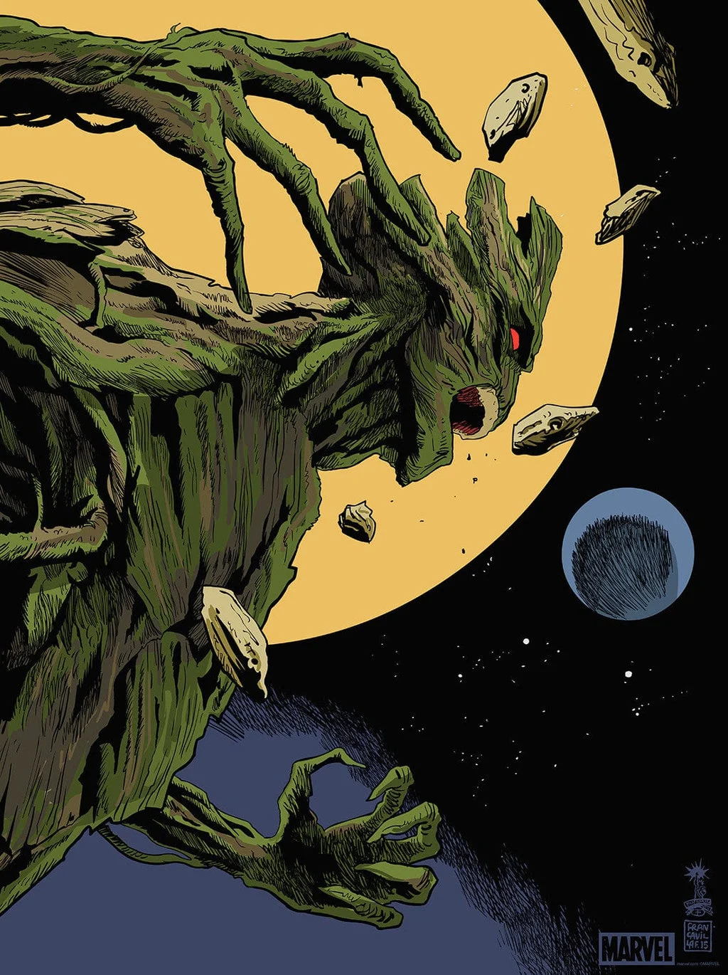 The Fury of Groot #2 - Francesco Francavilla