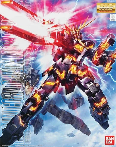 Bandai 5063045 RX-0 Unicorn Gundam 02 Banshee MG 1/100 Scale Model Kit
