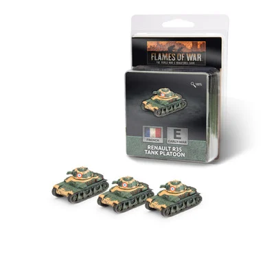 15mm Renault R-35 Tank Platoon - FR031