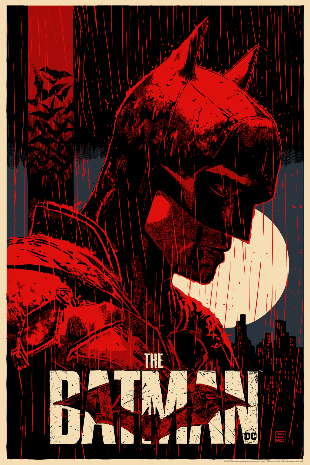 The Batman (Timed Edition) Poster - Francesco Francavilla