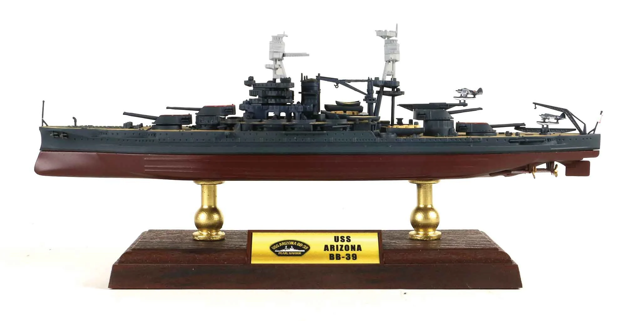 USS Arizona Battleship BB-39 1941, 1:700 Scale Model