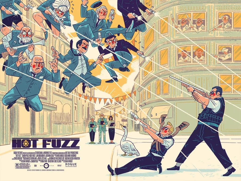 Hot Fuzz Poster - Logan Faerber