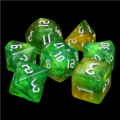 Foambrain Games 2262 Fairy Tinker RPG Dice Set