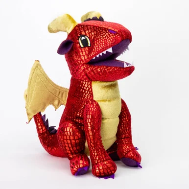 Metallic Dice Games 9111 Dragon Plush Dice Bag