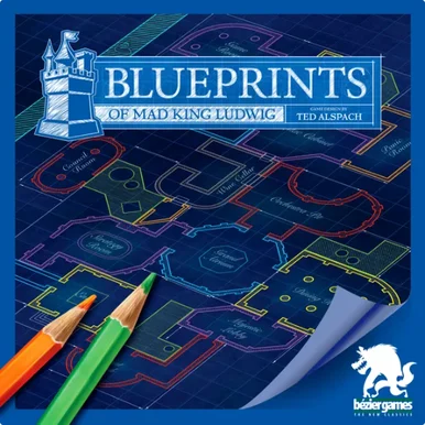 Blueprints of Mad King Ludwig - Bezier Games - BZG