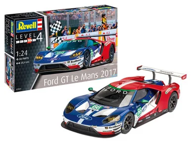 Revell 07041 2017 Ford GT LeMans 1/24 Scale Model Kit
