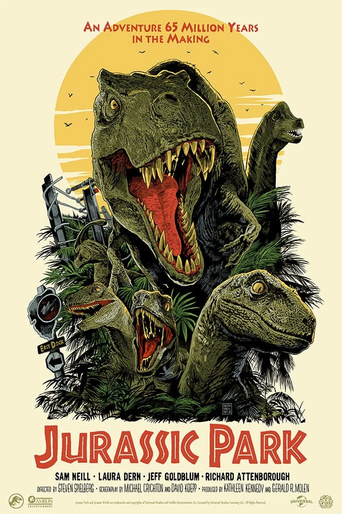 Jurassic Park Poster - Francesco Francavilla
