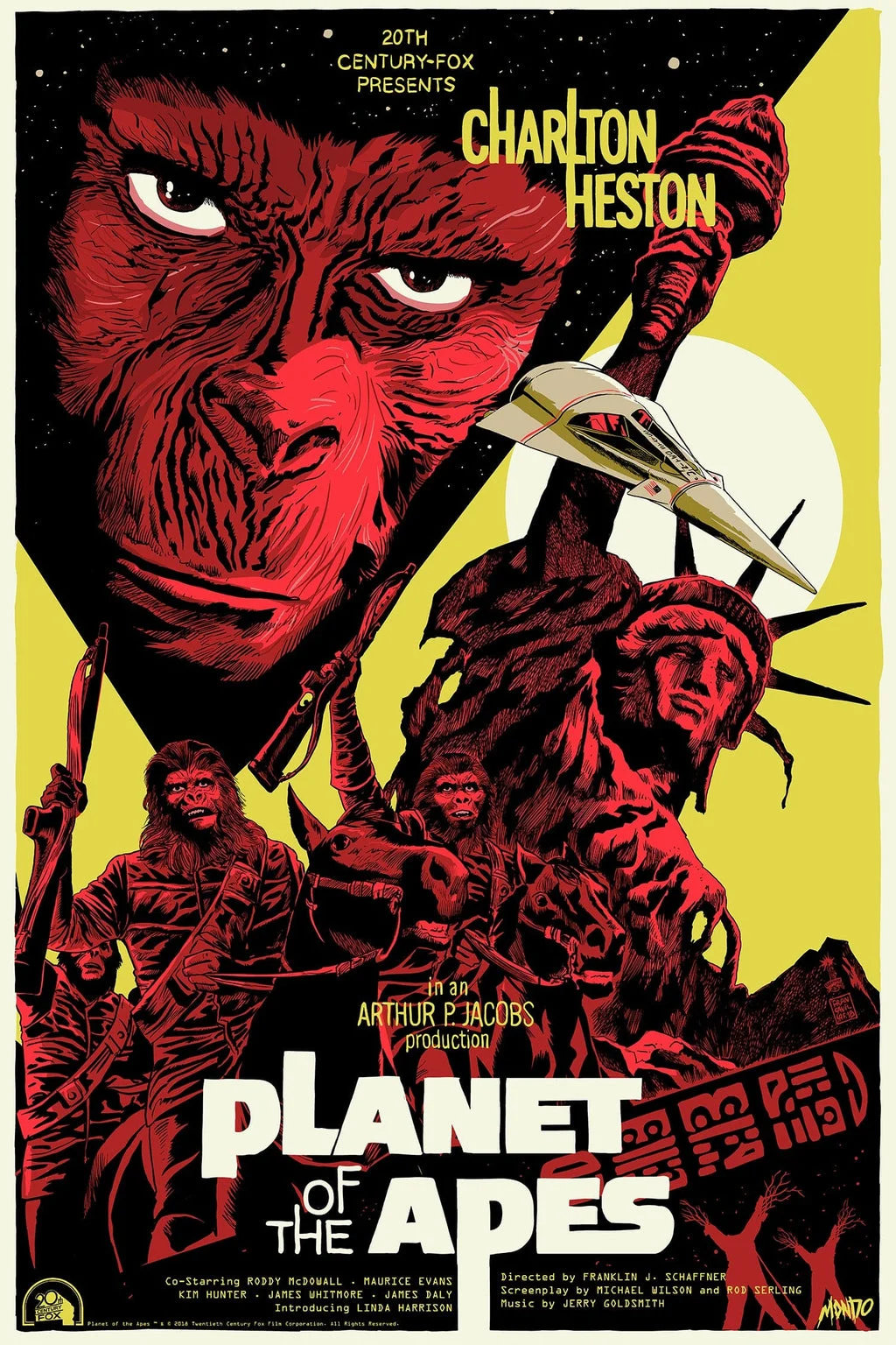 Planet of the Apes Poster - Francesco Francavilla