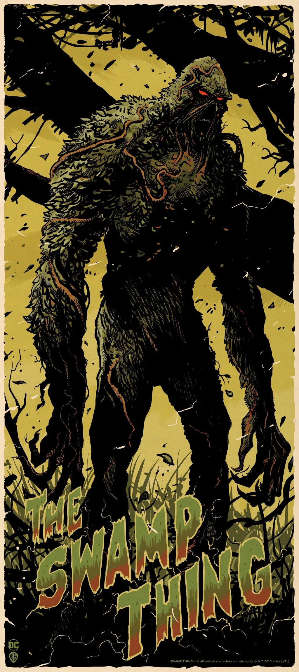 Swamp Thing Poster - Francesco Francavilla