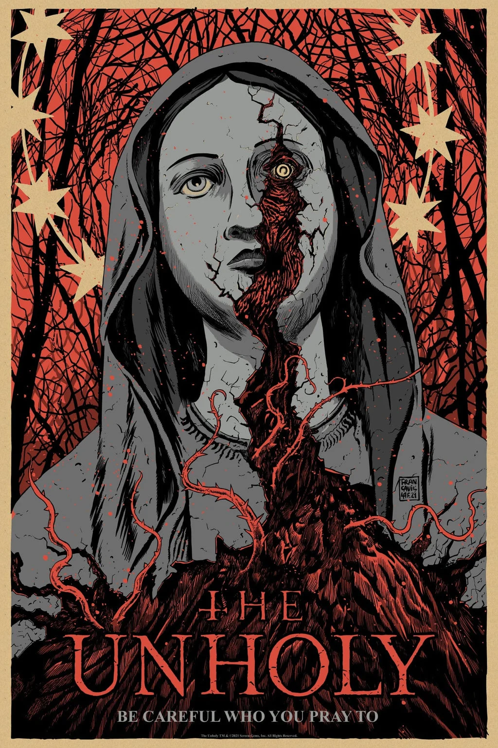The Unholy Poster - Francesco Francavilla