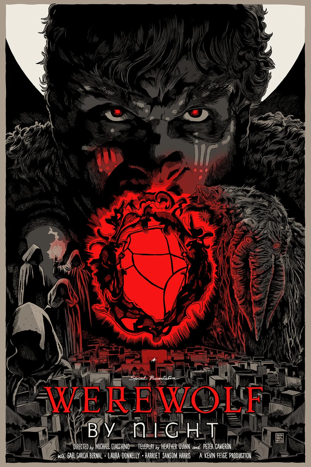 Werewolf by Night (Timed Edition) Poster - Francesco Francavilla