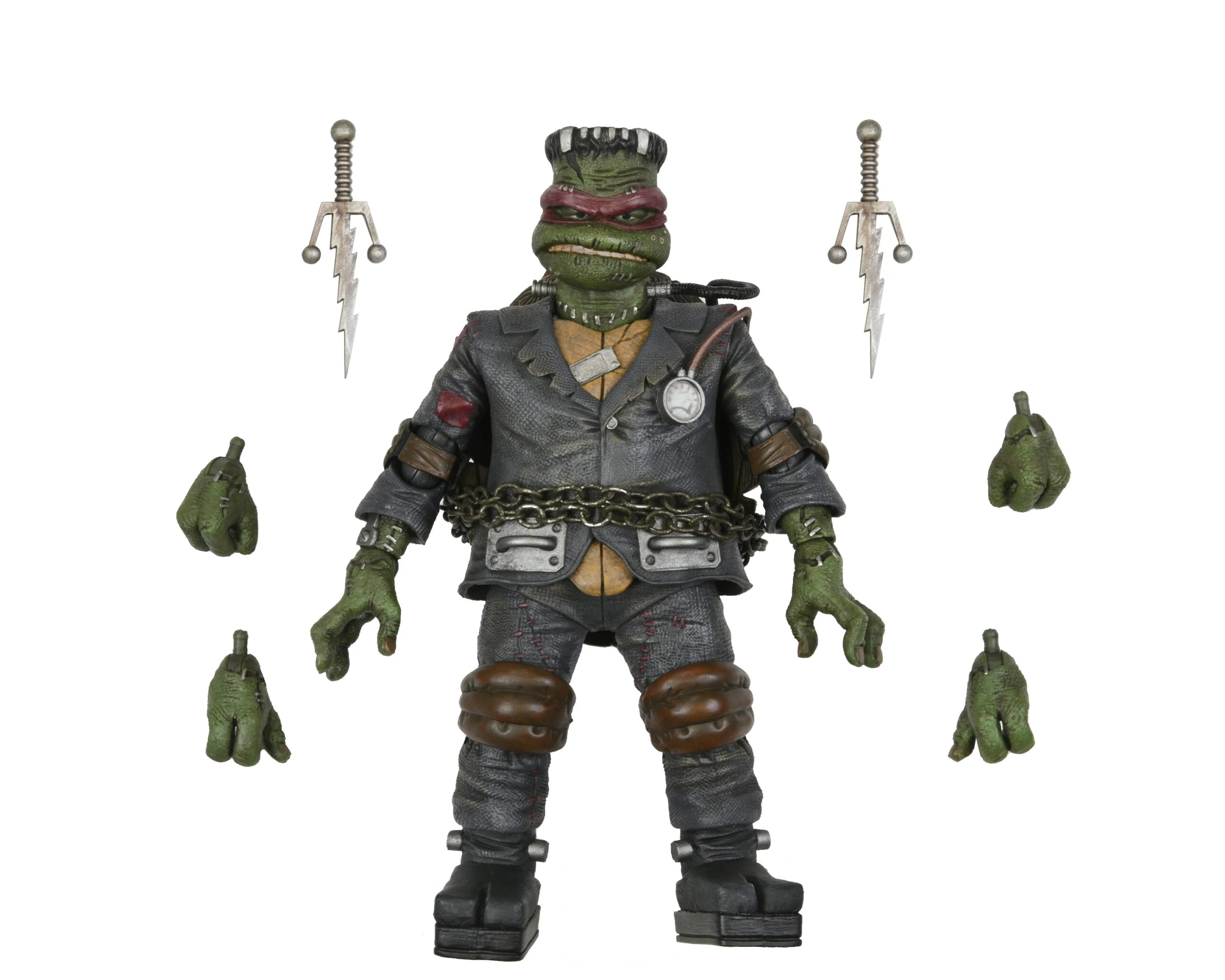 Ultimate TMNT Raphael Frankenstein’s Monster (Color) 7” Scale Action Figure - NECA