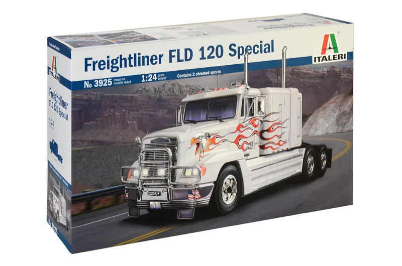 Freightliner FLD 120 Special 1/24 Scale Plastic Model Kit - Italeri